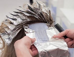 استفاده از فویل آلومینیوم برای مو