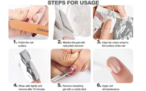 ریموو ناخن با فویل آلومینیوم